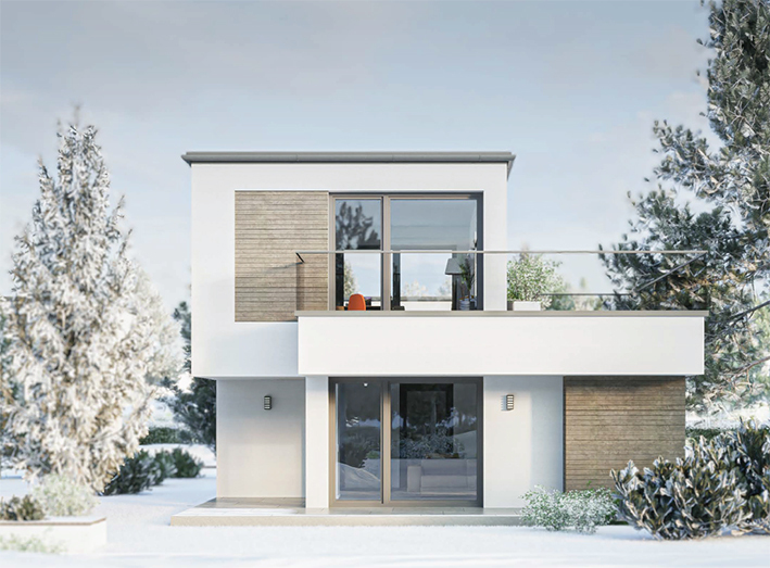 Produktbilde av H-fasader  PVC Trend Inåtgående fönster Dreh-Kipp