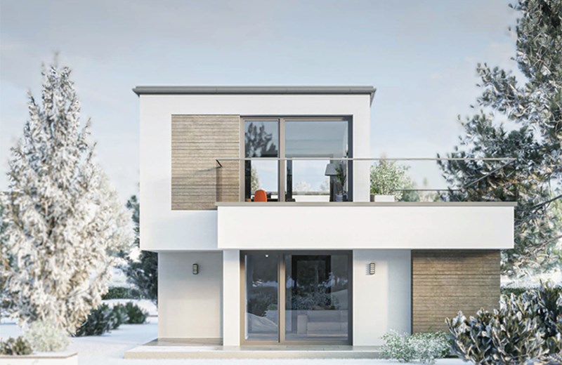Produktbilde av H-fasader  PVC Trend Inåtgående fönster Dreh-Kipp